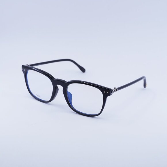 Fred FG50006U 001 Eyeglasses Black 54mm Square Frame, Blue Light Block Lenses - Picture 1 of 9